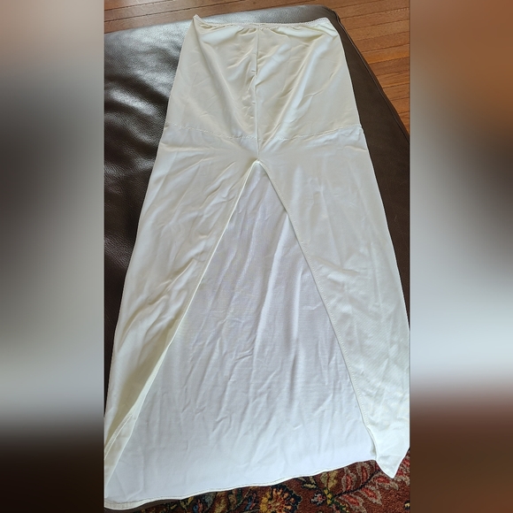 David's Bridal XS back split shaping slip body smoothing bridal prom lingerie - Picture 1 of 8